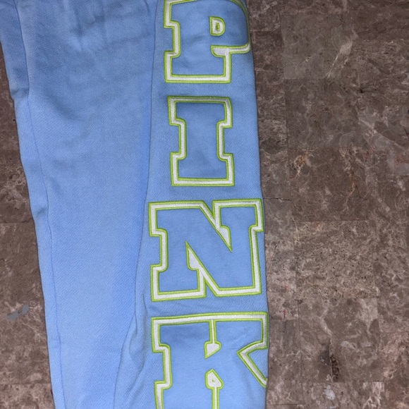 PINK Victoria's Secret Blue Sweatpants - Picture 2 of 4